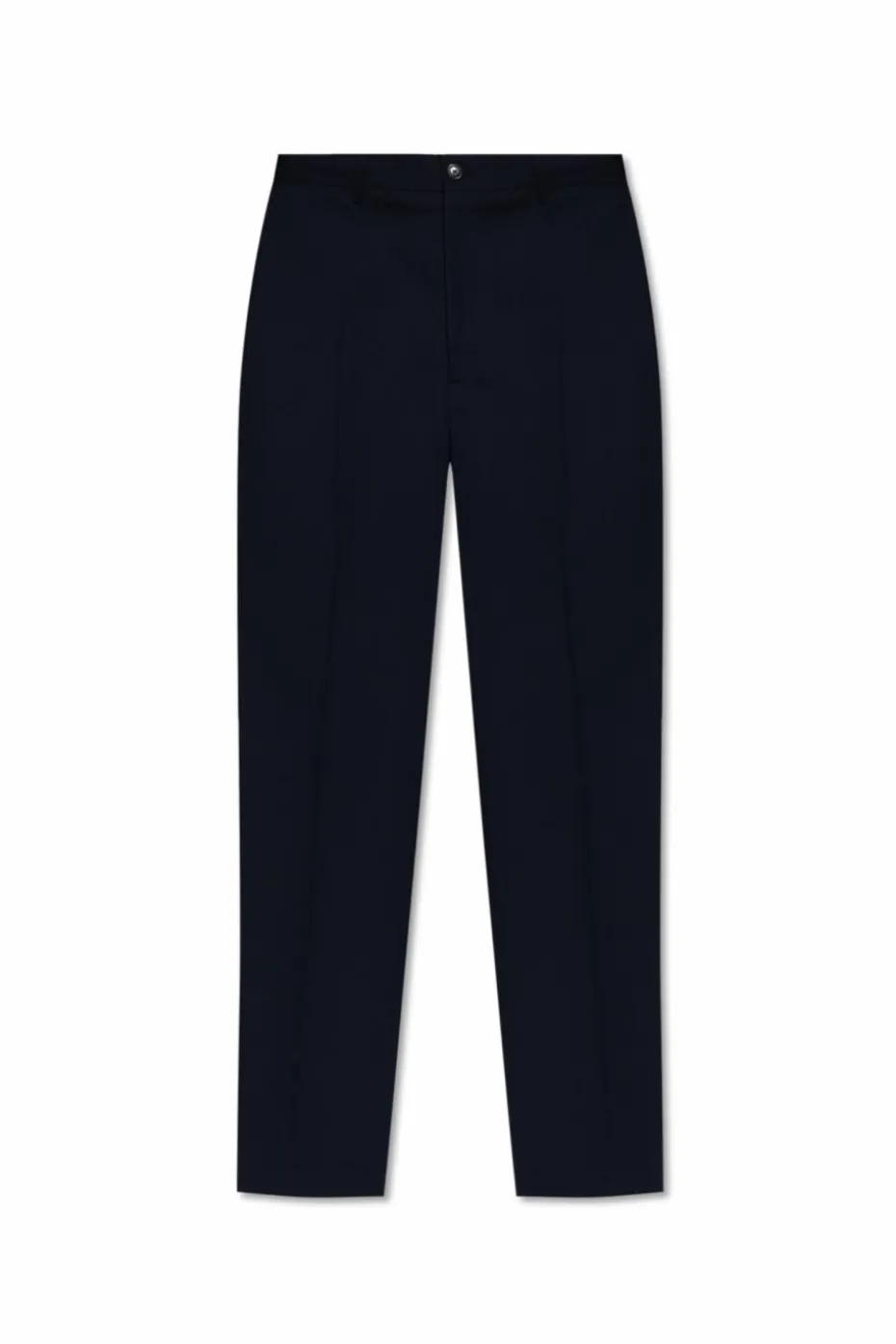 Etro NAVY BLUE Creased trousers