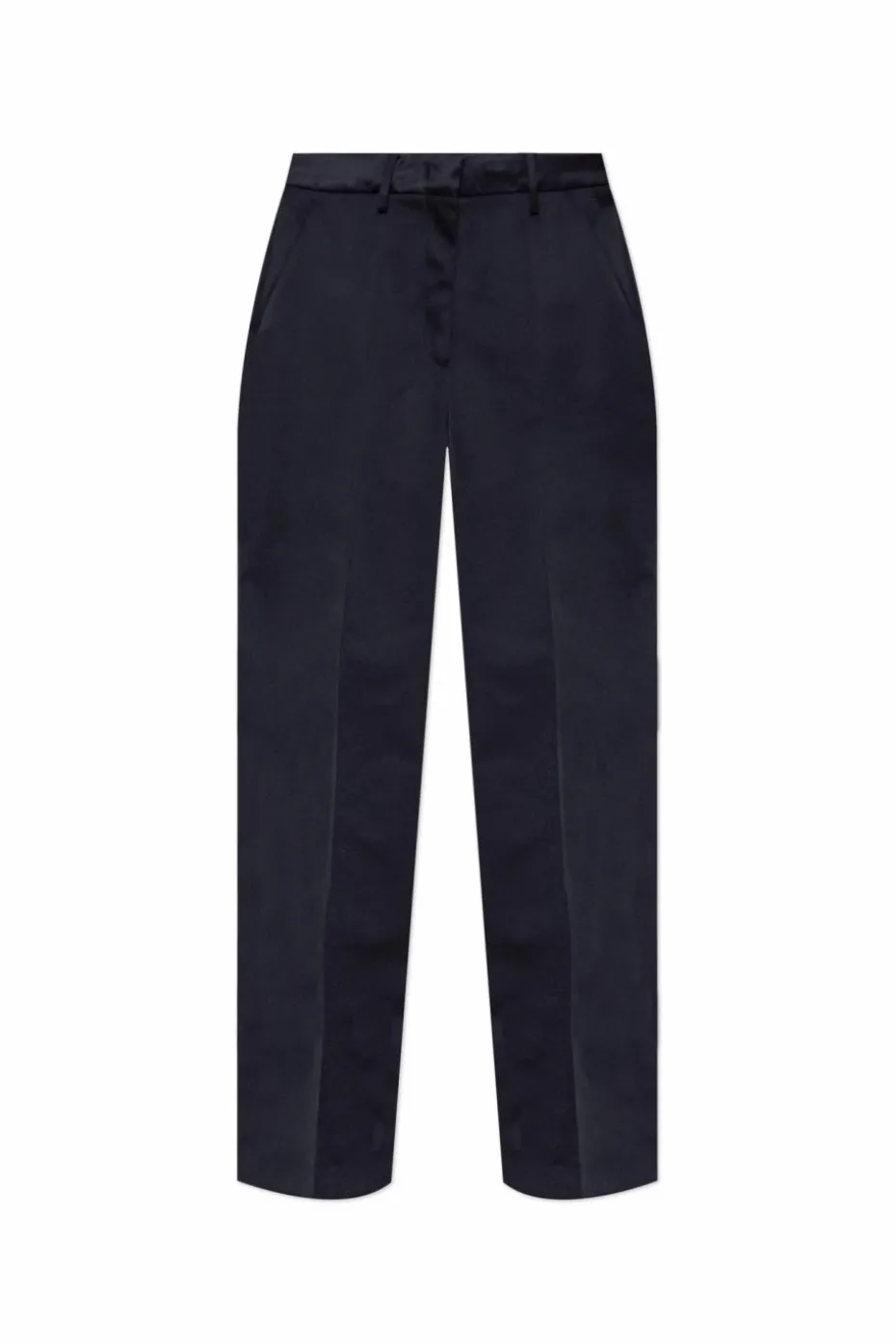 Etro NAVY BLUE Creased trousers