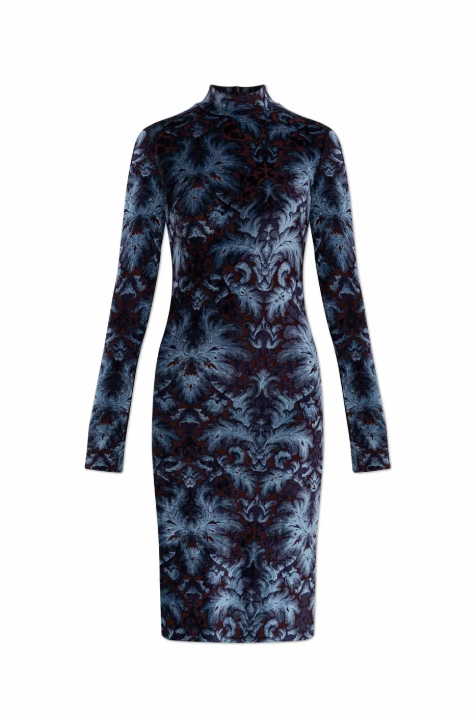 Etro NAVY BLUE Dress with velvet finish