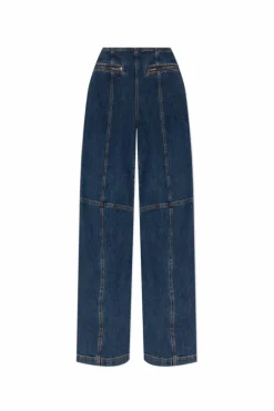 Etro NAVY BLUE Jeans with slits on the legs
