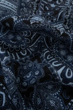 Etro NAVY BLUE Patterned scarf