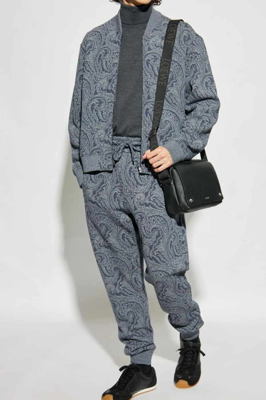 Etro NAVY BLUE Patterned sweatshirt