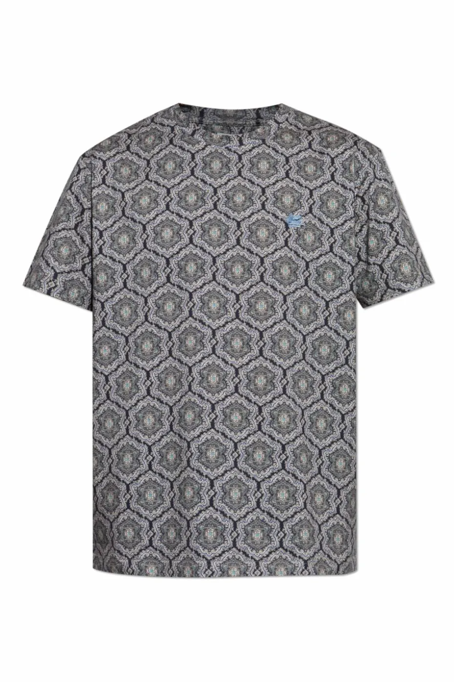 Etro NAVY BLUE Patterned t-shirt