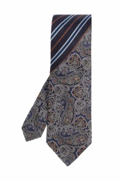 Etro NAVY BLUE Patterned tie