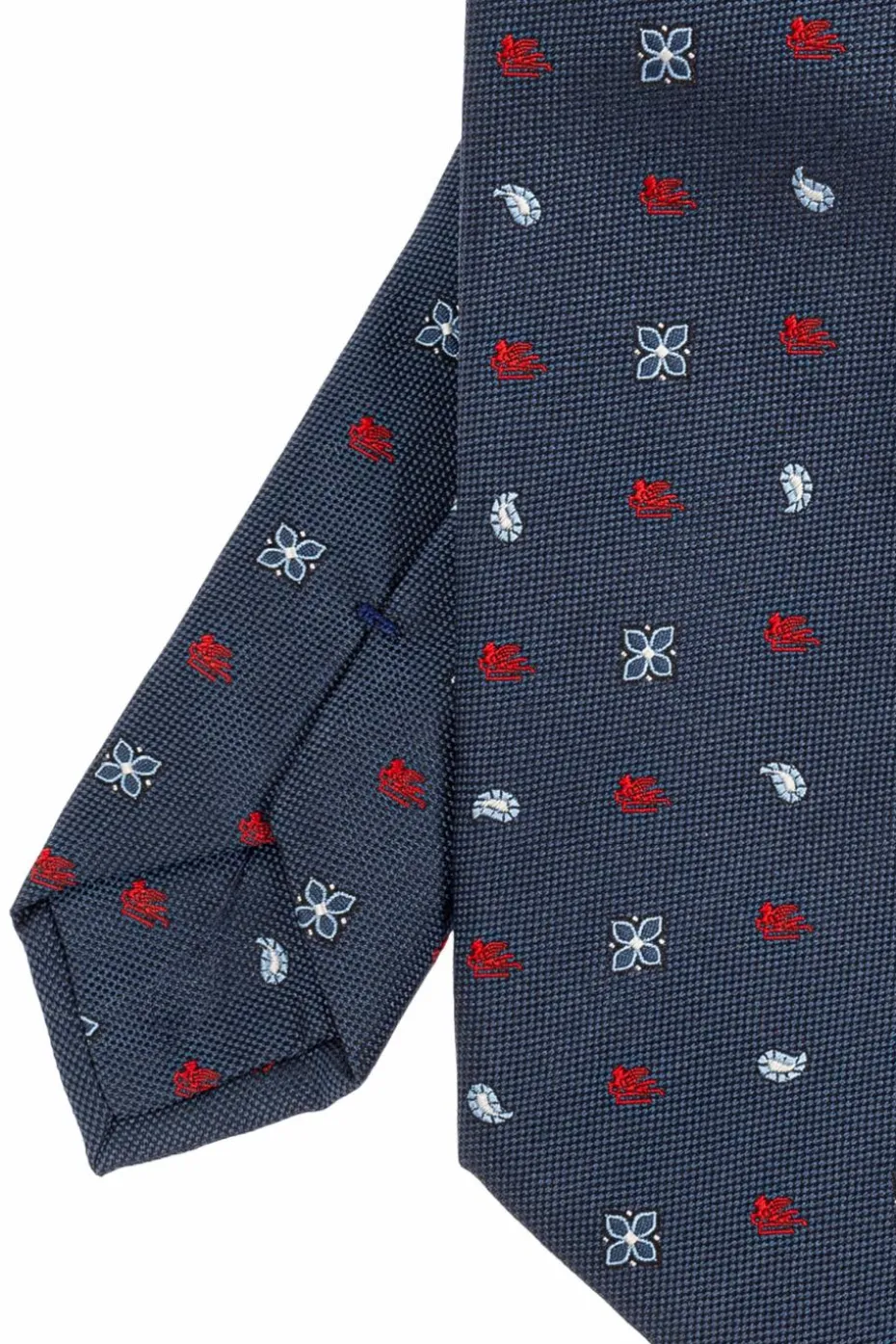 Etro NAVY BLUE Patterned tie