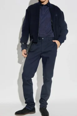 Etro NAVY BLUE Patterned polo