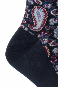 Etro NAVY BLUE Patterned socks