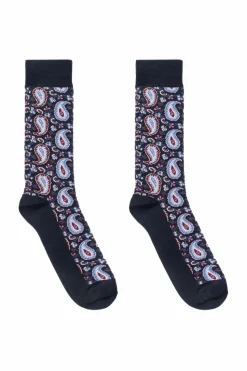 Etro NAVY BLUE Patterned socks