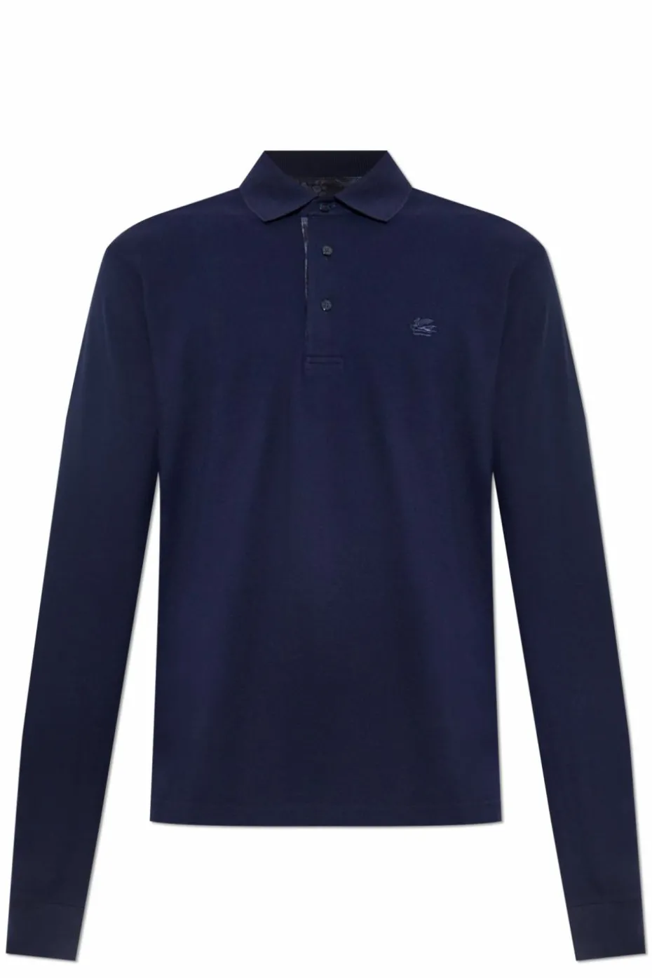 Etro NAVY BLUE Polo with logo