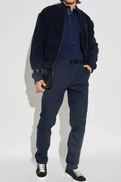 Etro NAVY BLUE Polo with logo