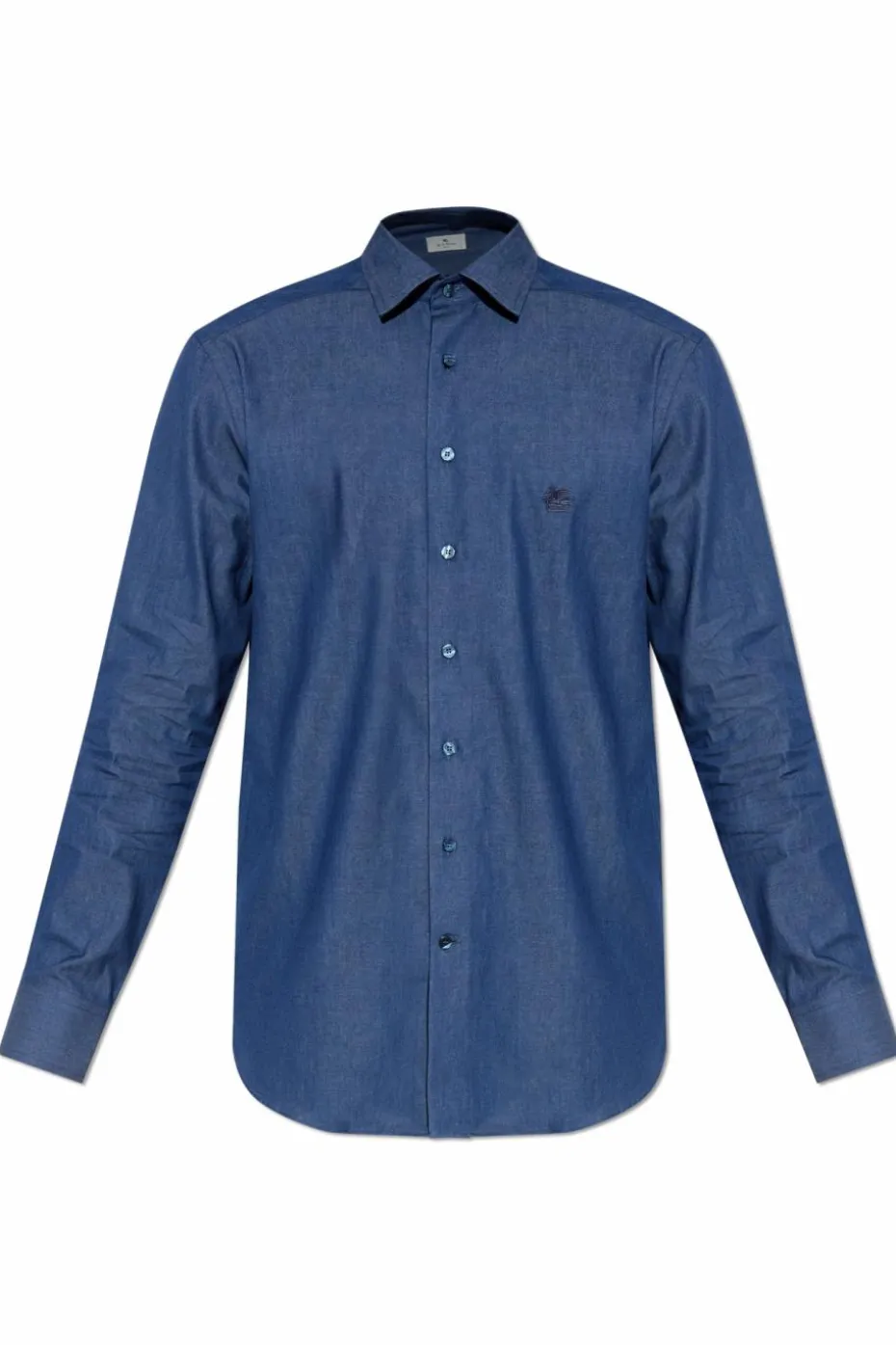 Etro NAVY BLUE Shirt with logo
