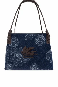 Etro NAVY BLUE shopper type bag