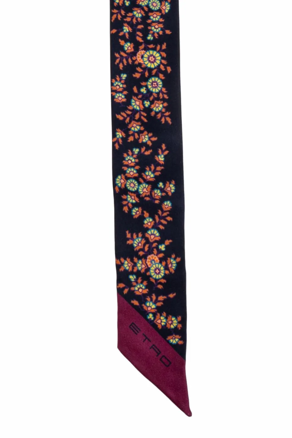 Etro NAVY BLUE Silk scarf