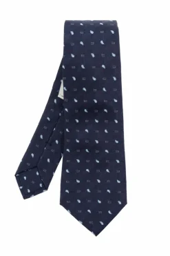 Etro NAVY BLUE Silk tie