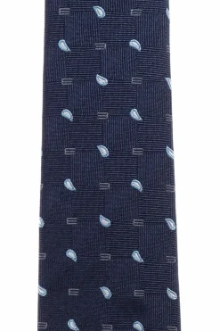 Etro NAVY BLUE Silk tie