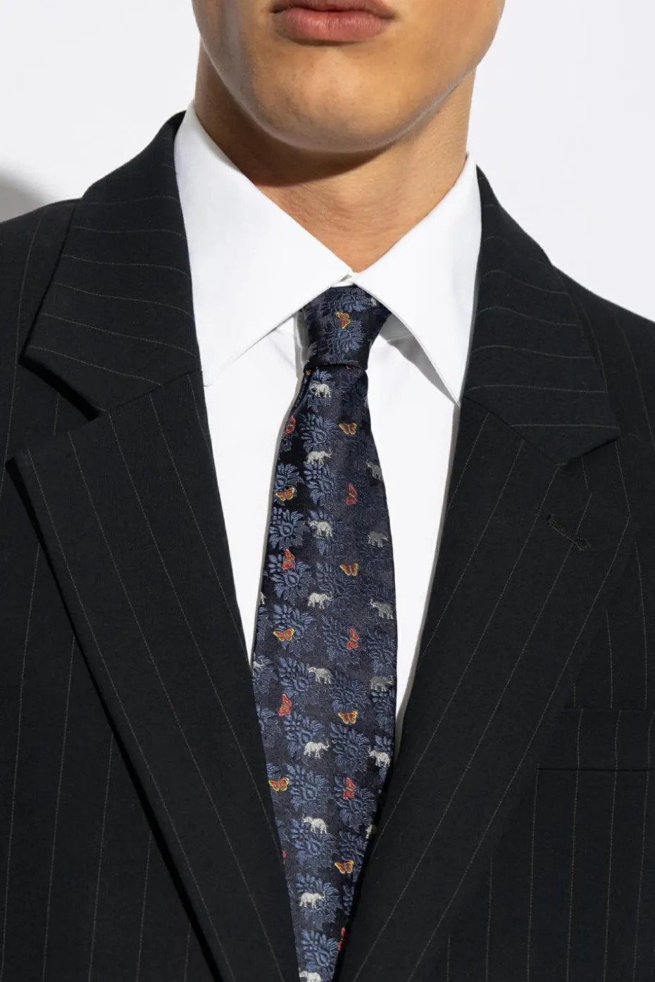 Etro NAVY BLUE Silk tie
