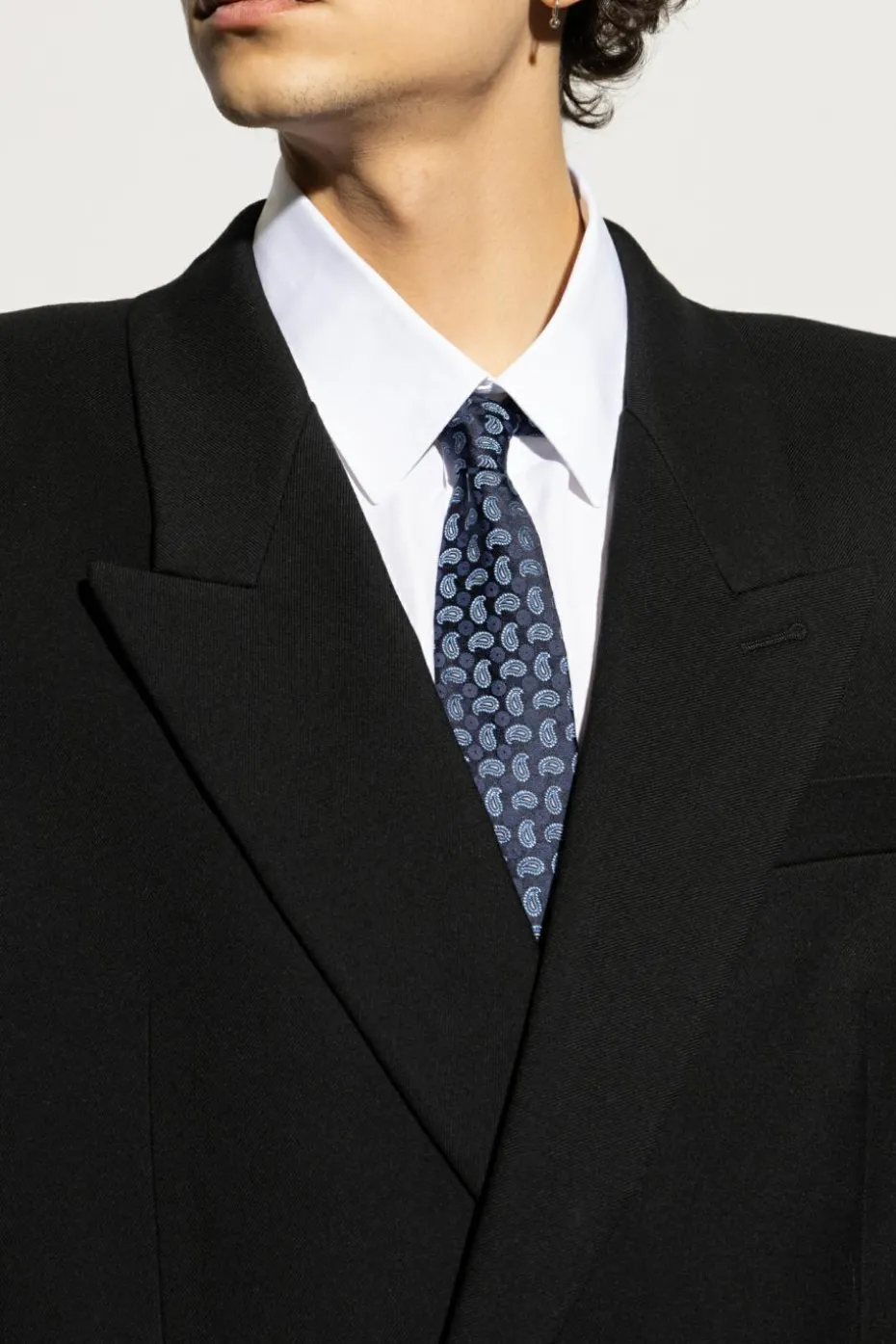 Etro NAVY BLUE Silk tie