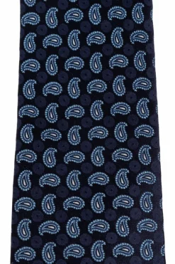 Etro NAVY BLUE Silk tie