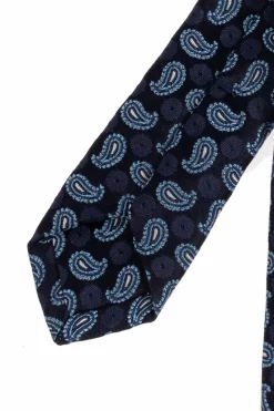 Etro NAVY BLUE Silk tie