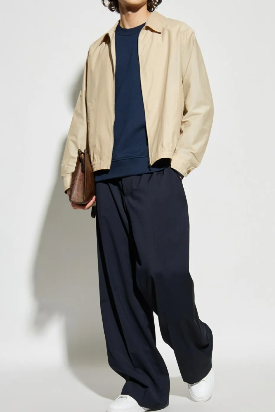 Etro NAVY BLUE Sweatshirt with embossed logo