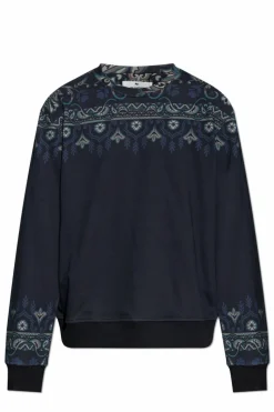 Etro NAVY BLUE Sweatshirt with pattern