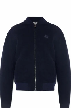 Etro NAVY BLUE Wool jacket
