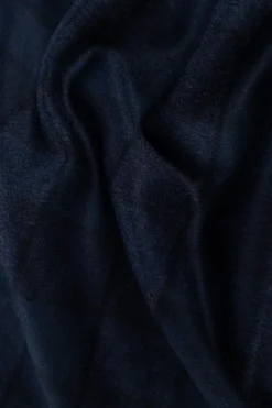 Etro NAVY BLUE Wool scarf