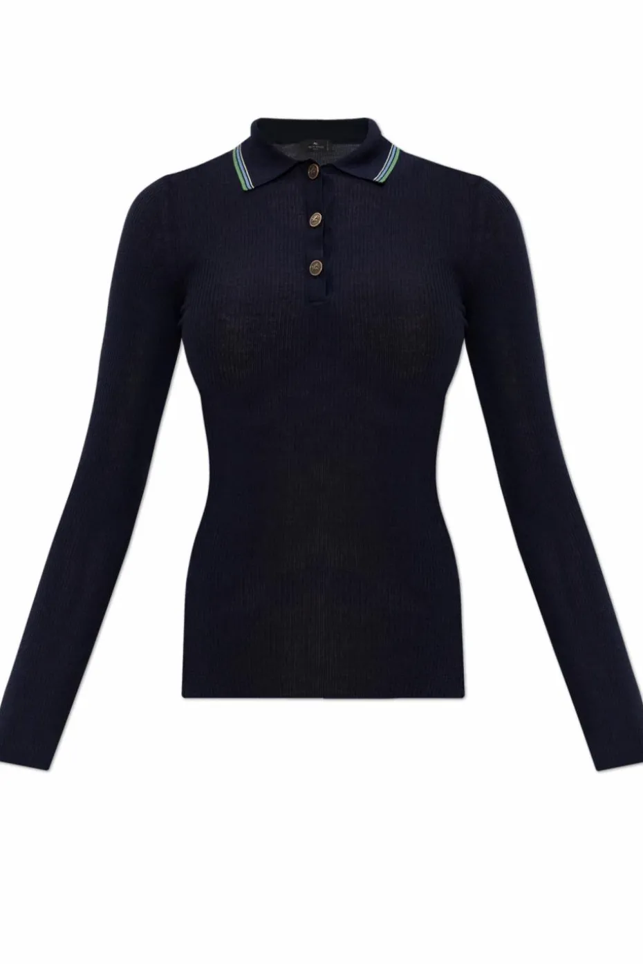 Etro NAVY BLUE Wool top