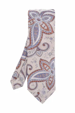 Etro PINK Patterned tie