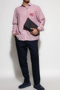 Etro RED Shirt with pocket