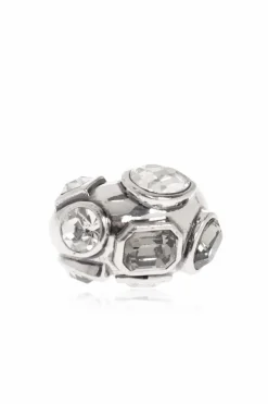 Etro SILVER Ring with crystals
