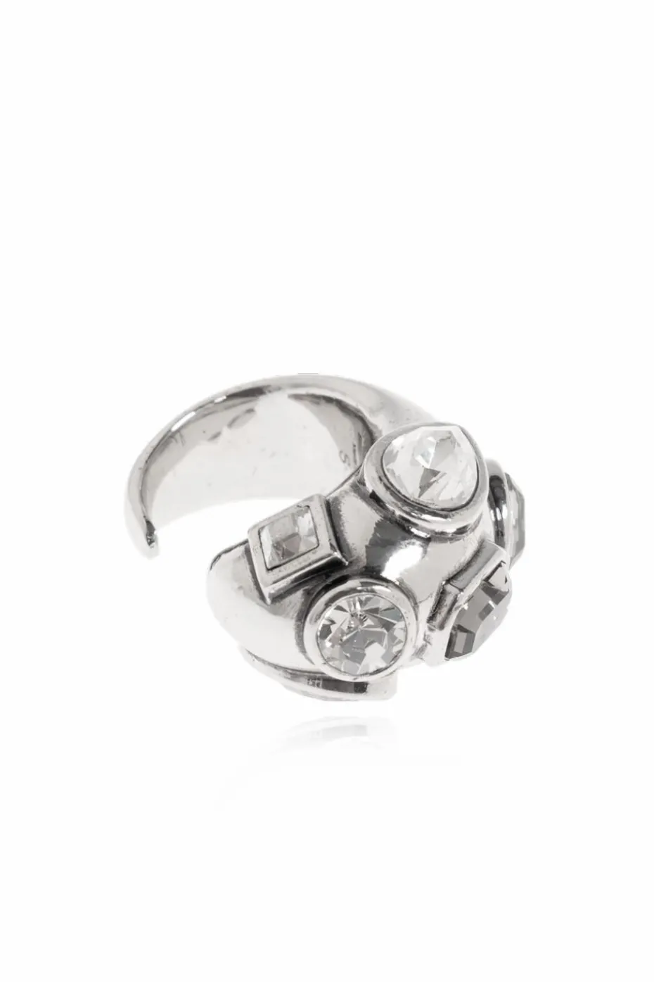 Etro SILVER Ring with crystals