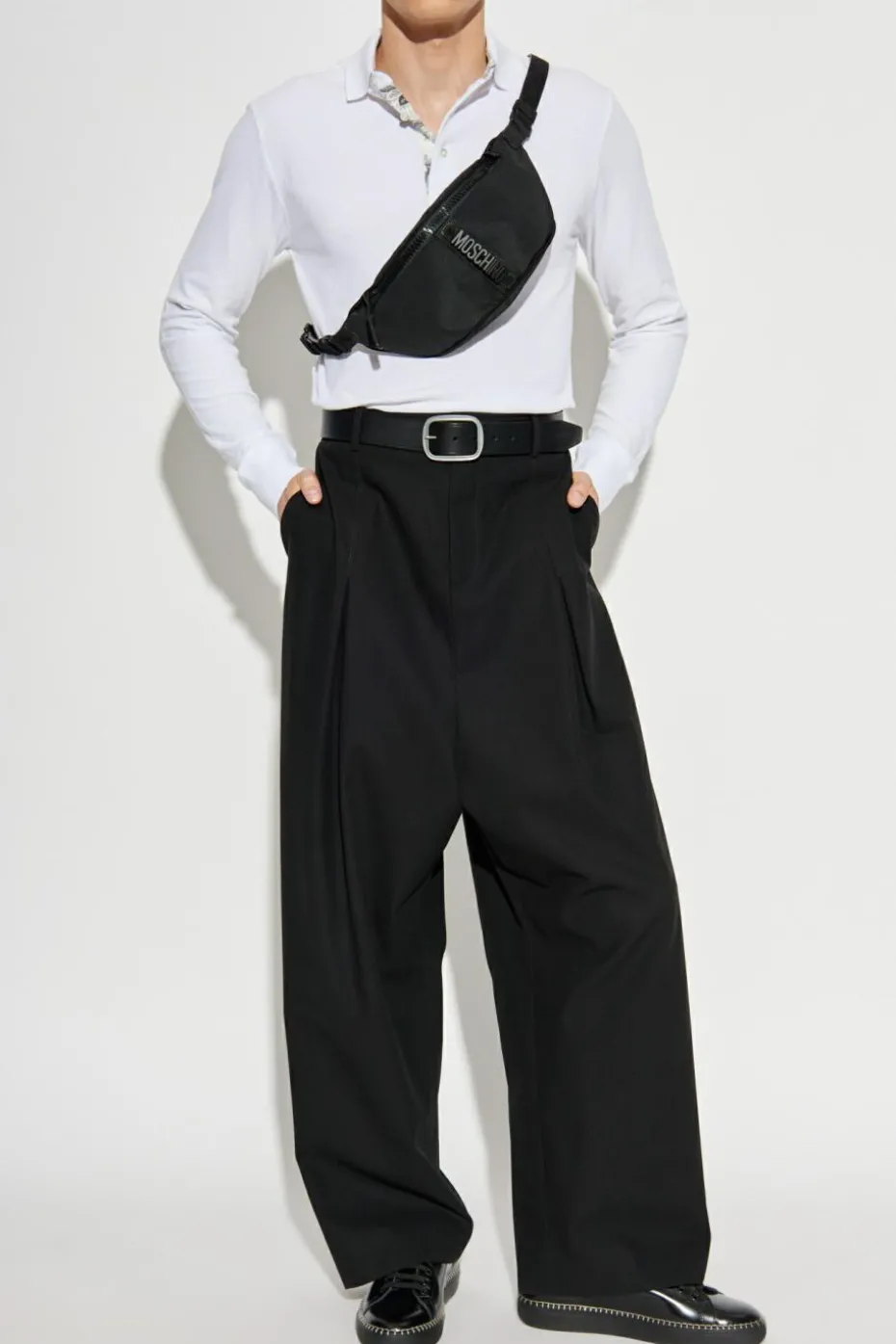 Etro WHITE Long-sleeve polo