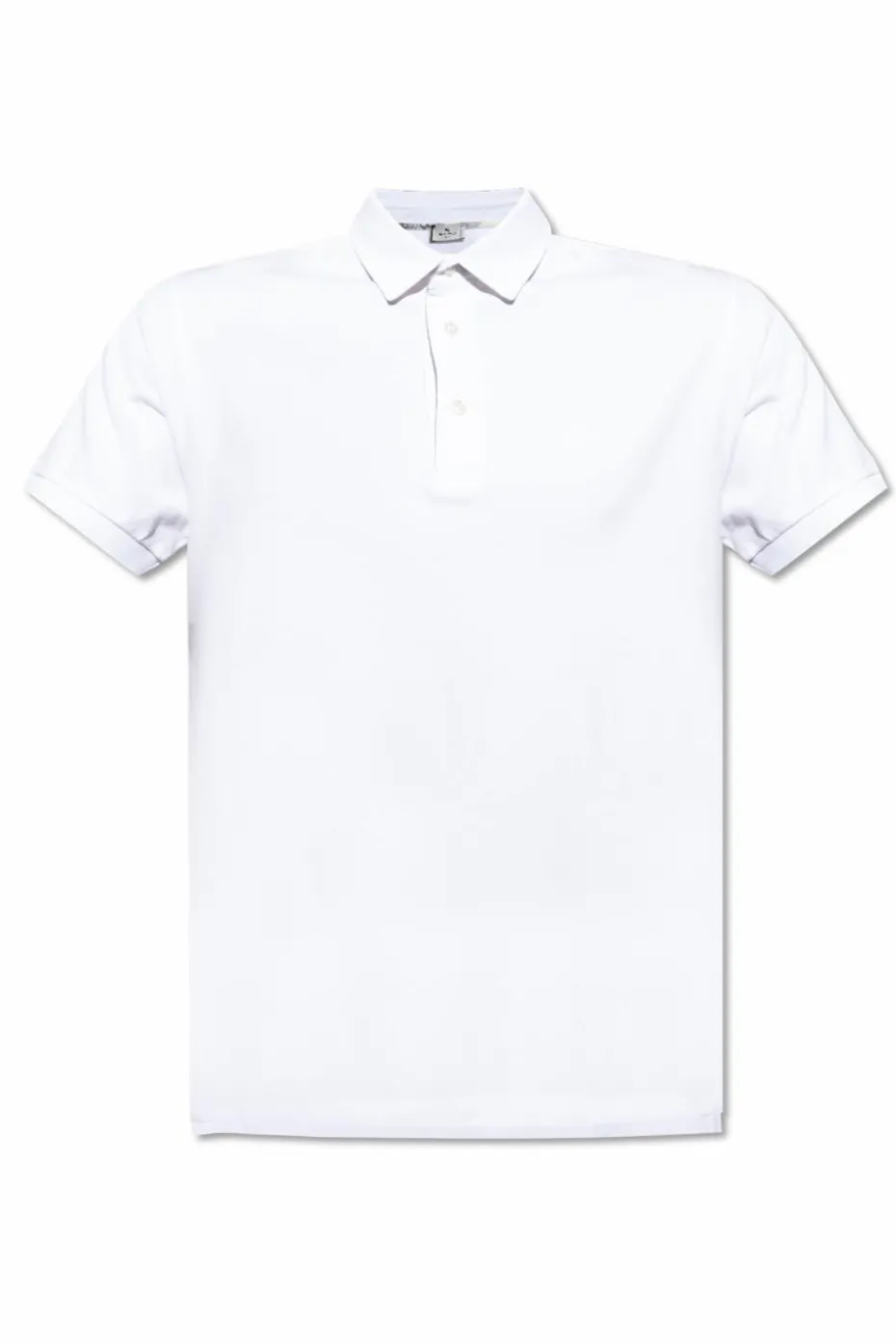Etro WHITE Polo with embroidered logo