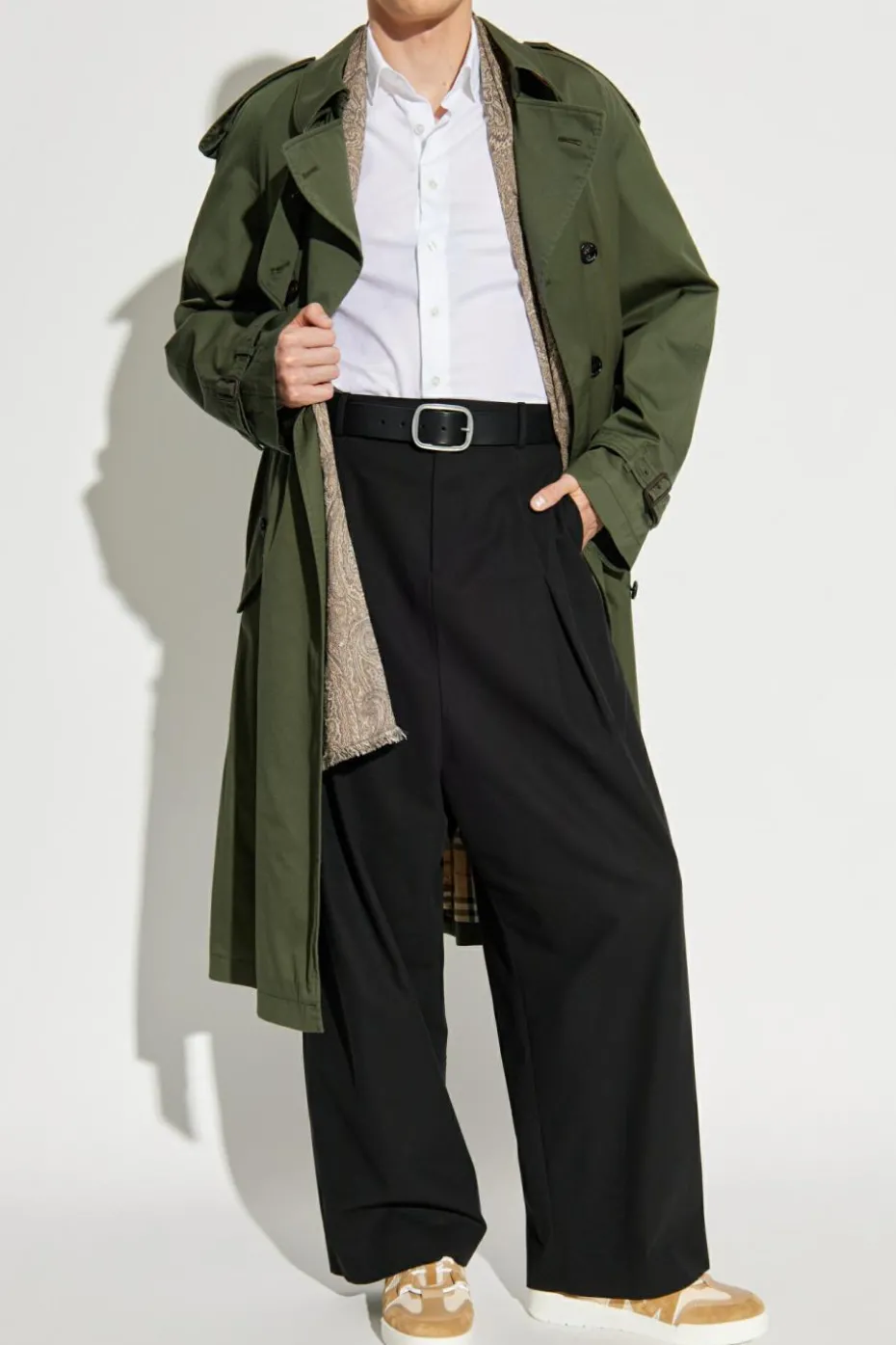 Etro WHITE Shirt with decorative pattern