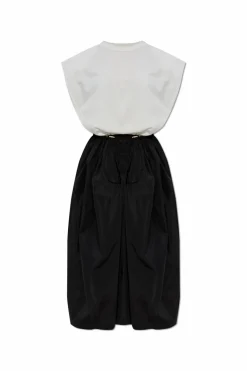Fabiana Filippi BLACK Dress made of combined materials