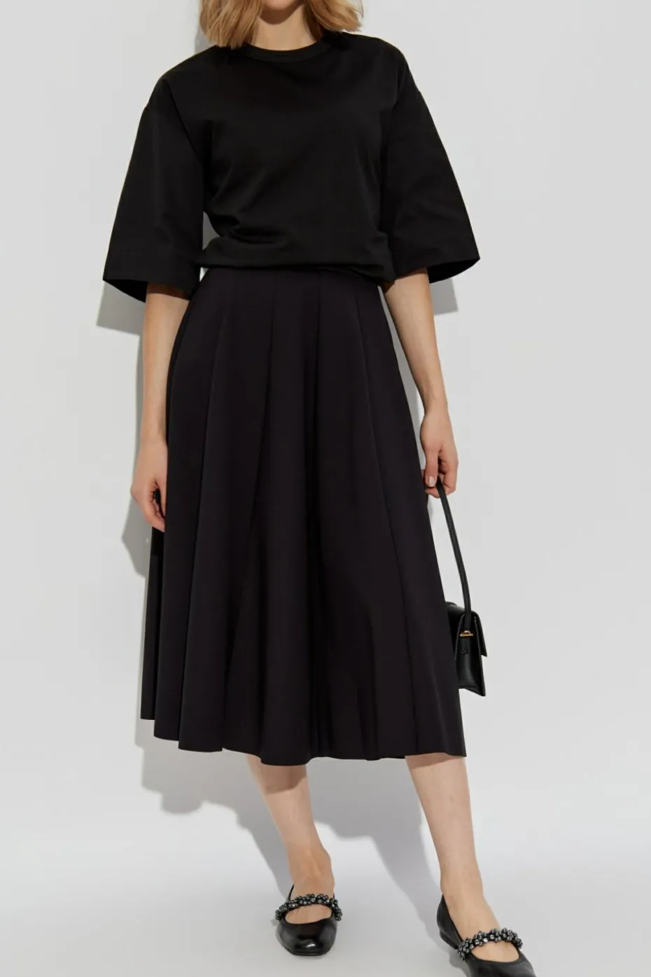 Fabiana Filippi BLACK Flared skirt