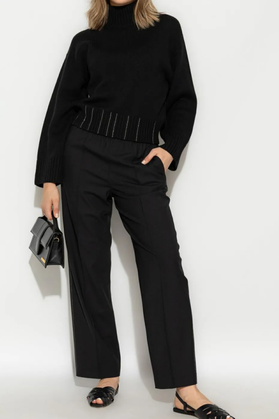 Fabiana Filippi BLACK Wool turtleneck
