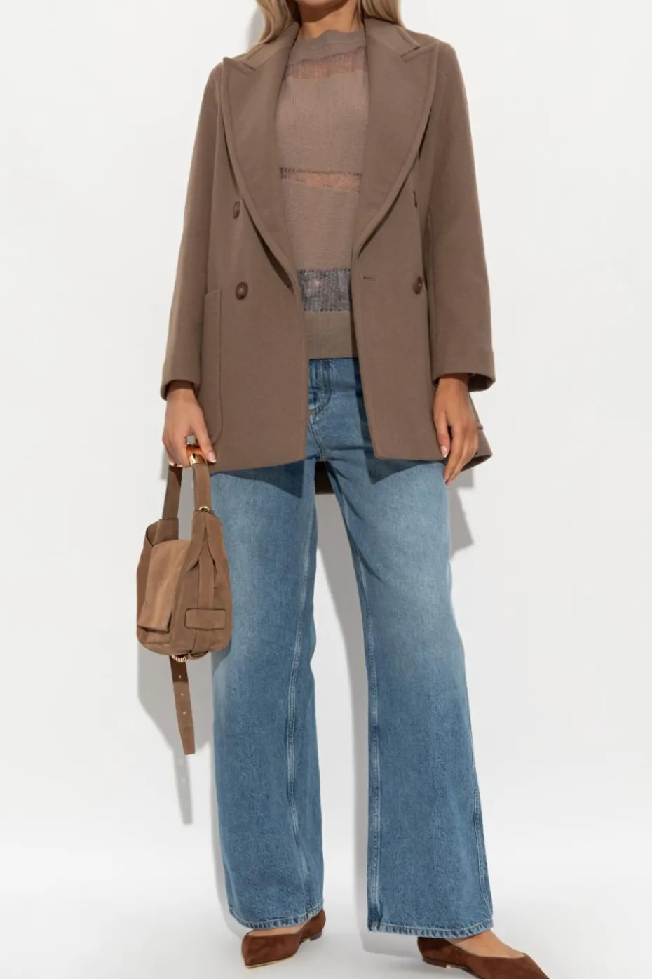Fabiana Filippi BROWN Crew neck sweater
