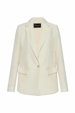Fabiana Filippi cream Blazer with pockets