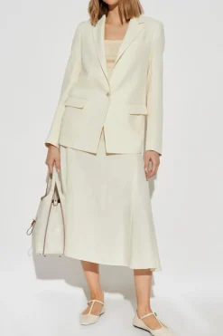 Fabiana Filippi cream Blazer with pockets