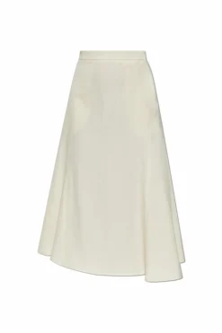 Fabiana Filippi cream Flared skirt