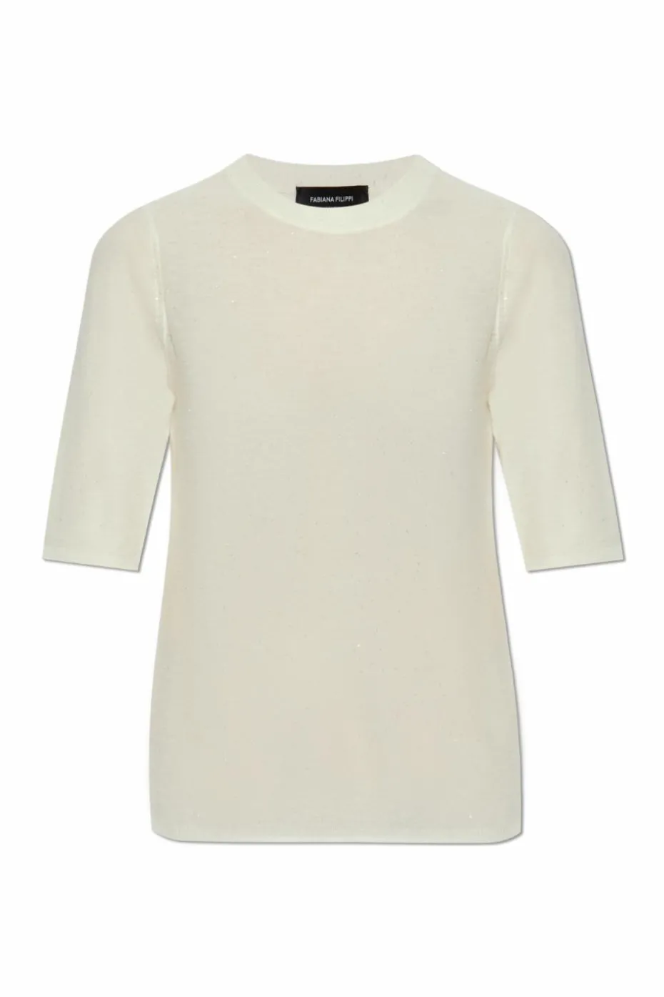 Fabiana Filippi cream Sweater with finish