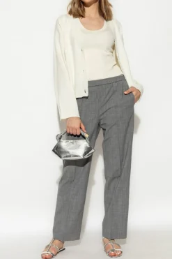 Fabiana Filippi cream Wool cardigan