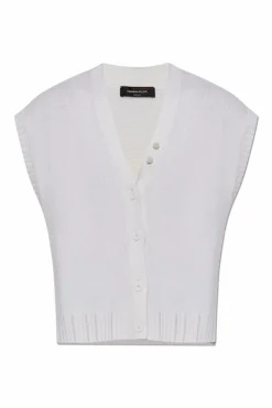 Fabiana Filippi cream Wool cardigan