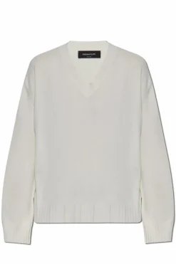 Fabiana Filippi cream Wool sweater