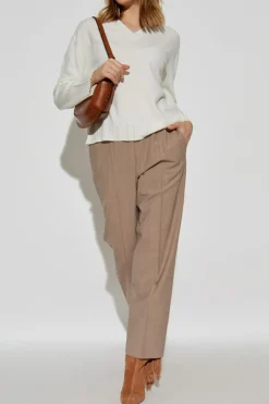 Fabiana Filippi cream Wool sweater