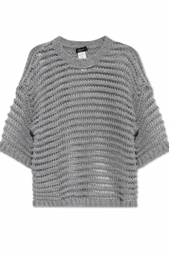 Fabiana Filippi GREY Sweater with lurex thread