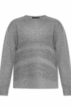 Fabiana Filippi GREY Sweater with side slits