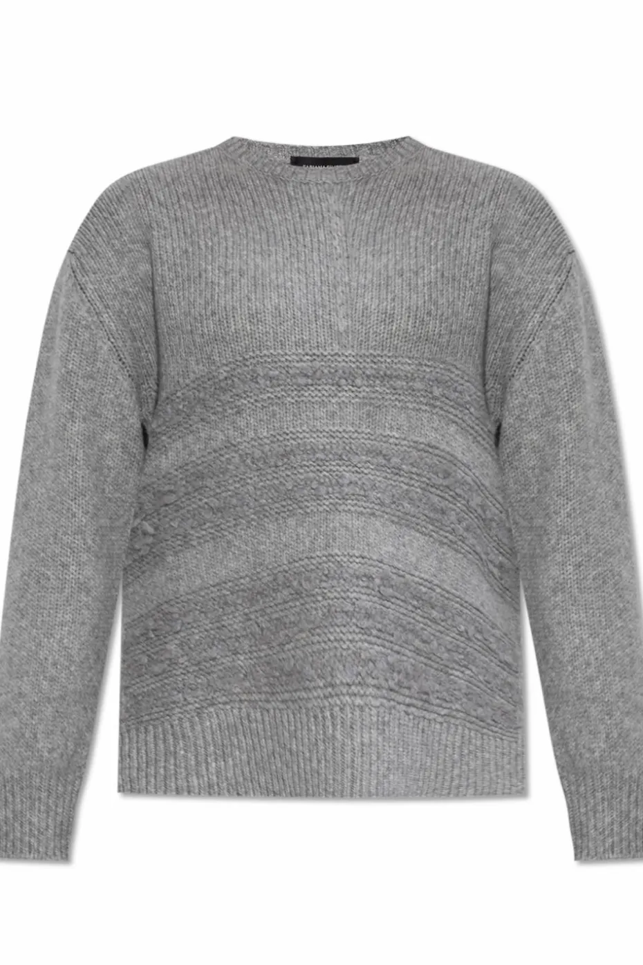 Fabiana Filippi GREY Sweater with side slits